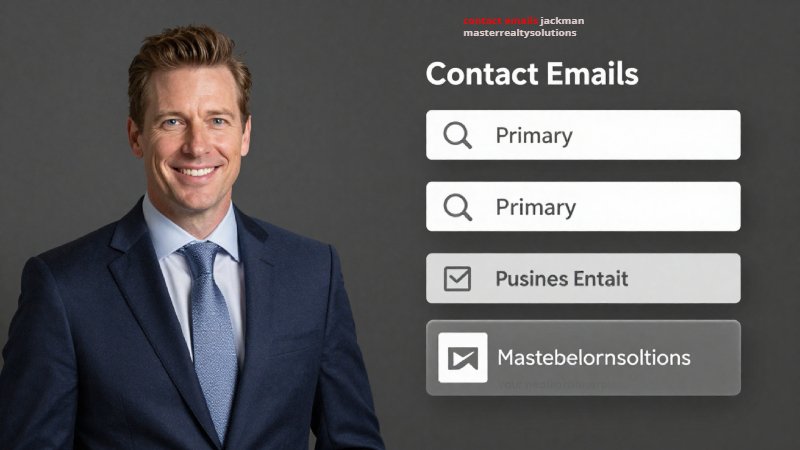 contact emails jackman masterrealtysolutions