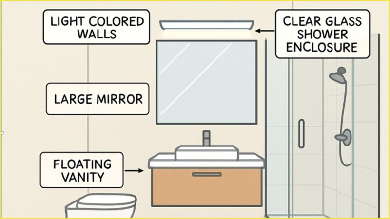 Make Small Bathrooms Feel Spacious
